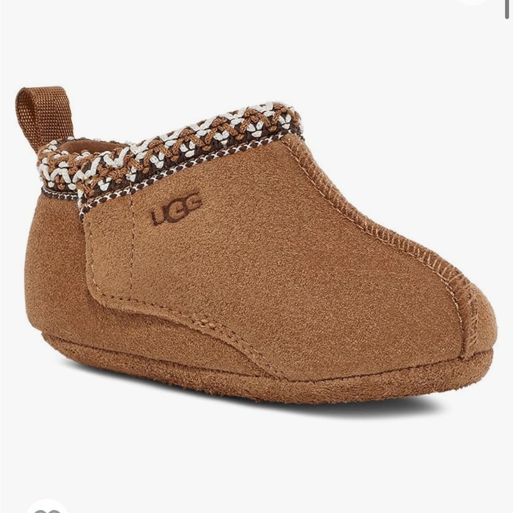 Baby Uggs Tasman Slippers | Chestnut | Size 2-3 | Basically brand new